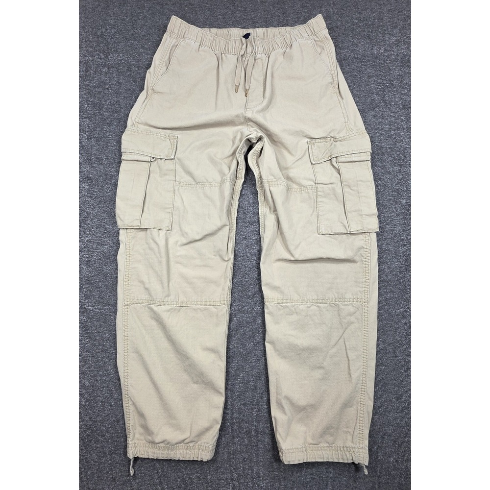 Gap Cargo Pants Mens Sz M(32x30) Khaki Baggy Fit Military Y2K Ripstop Grunge